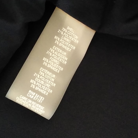 Karl Lagerfeld beautiful navy blue tweed dress - Picture 13 of 16